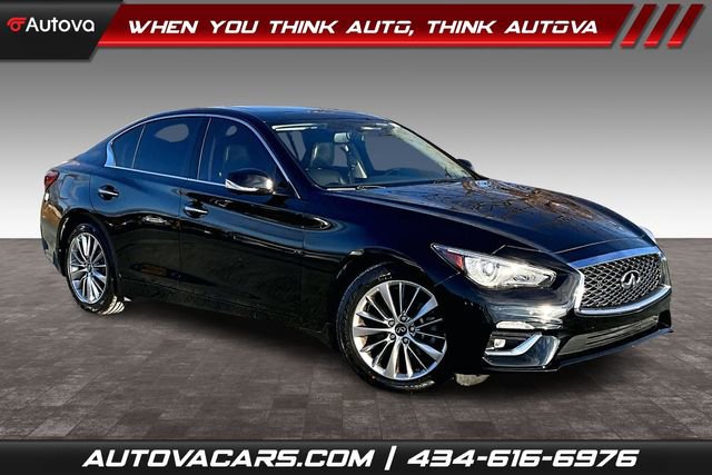 Used 2023 INFINITI Q50 Luxe w/ Cargo Package