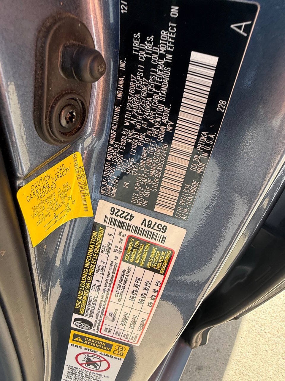 Used 2013 Toyota Sienna XLE FWD image 29