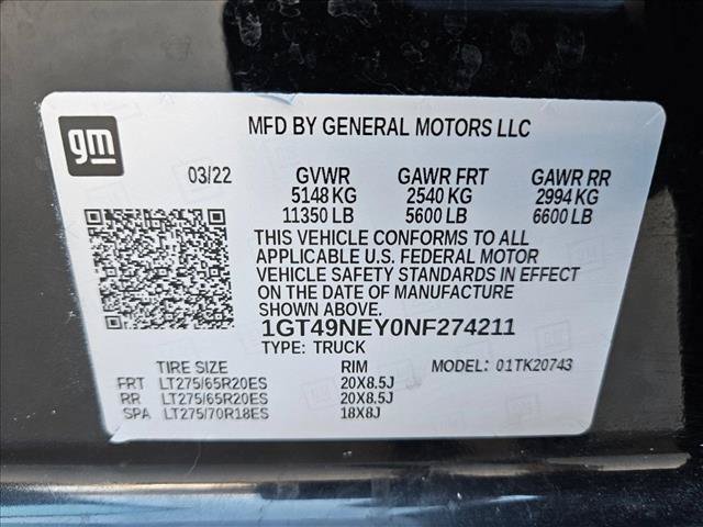 Used 2022 GMC Sierra 2500 SLT w/ SLT Convenience Package AWD/4WD image 19