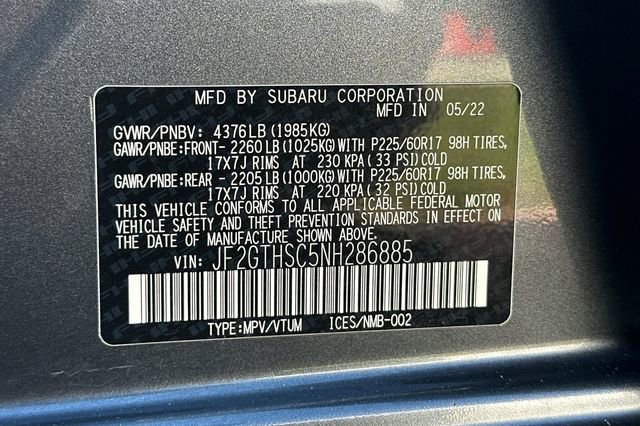 Used 2022 Subaru Crosstrek 2.5i Sport w/ Moonroof Package image 33