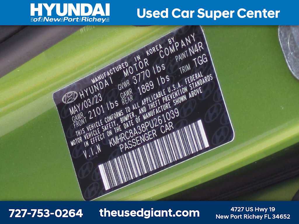 Certified 2023 Hyundai Venue SEL w/ Cargo Package FWD image 30