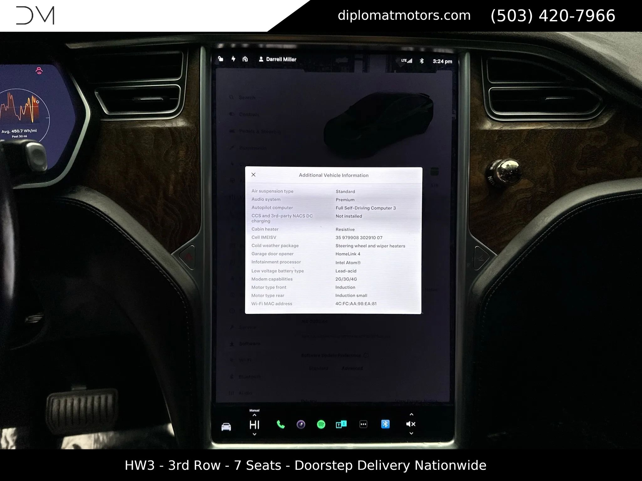 Used 2017 Tesla Model X 75D image 37