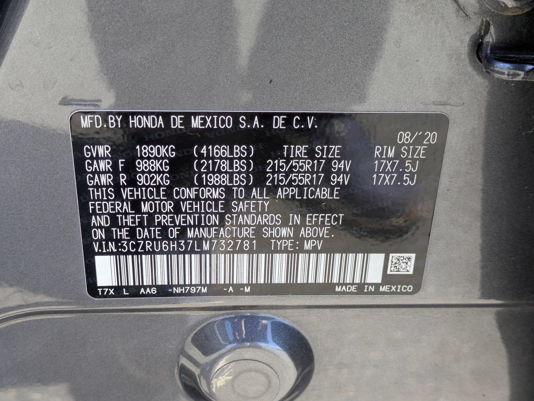 Used 2020 Honda HR-V LX image 24