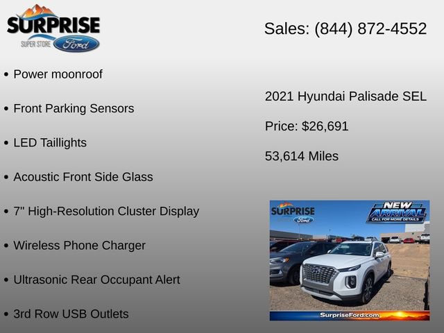 Used 2021 Hyundai Palisade SEL w/ Premium Package FWD image 19