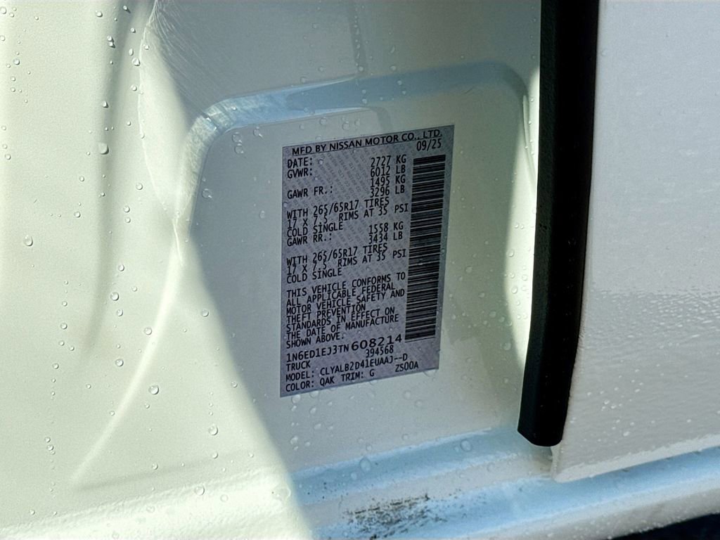 New 2026 Nissan Frontier SV image 29