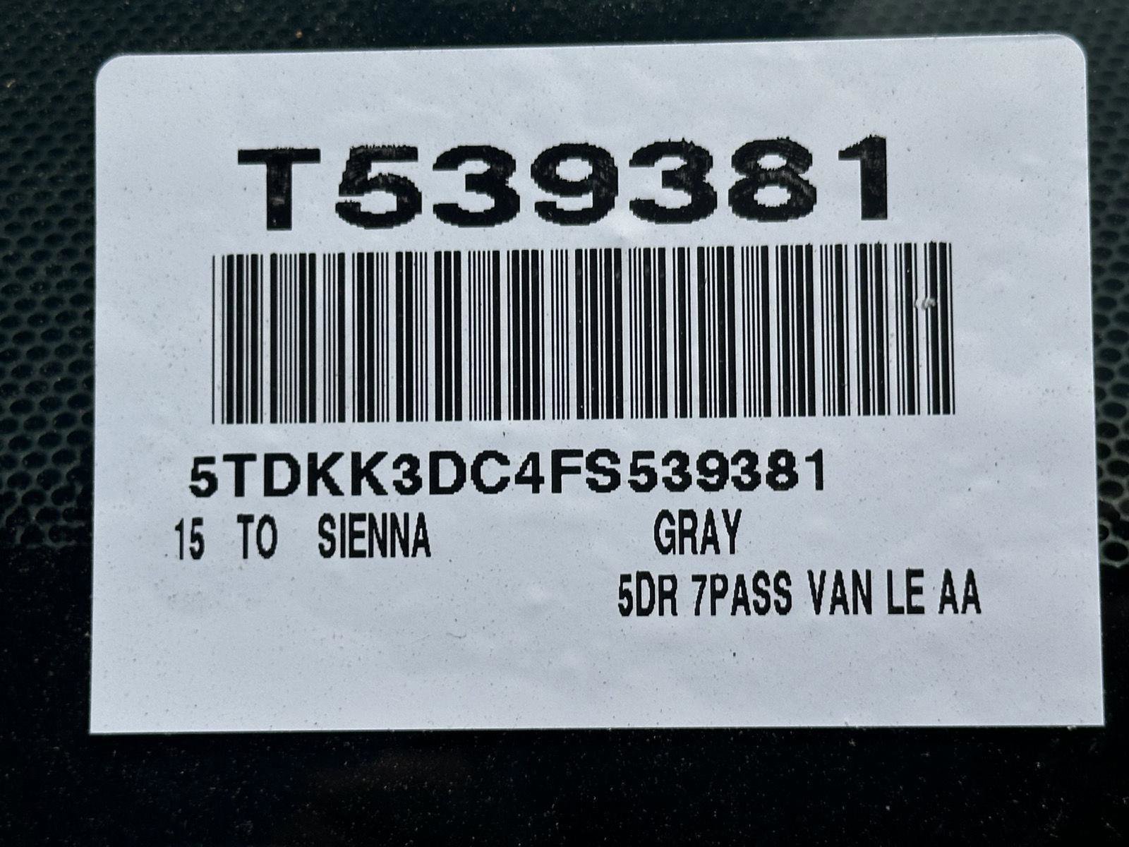 Used 2015 Toyota Sienna LE FWD image 15