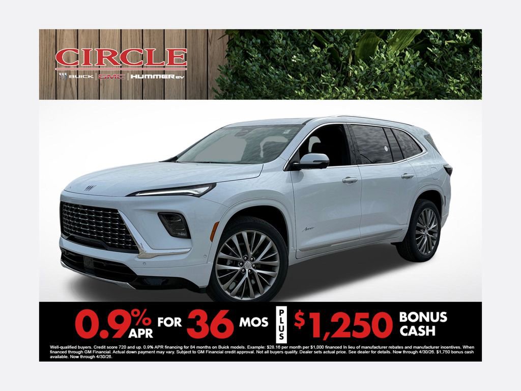 New 2026 Buick Enclave Avenir w/ Super Cruise Package 360° Tour