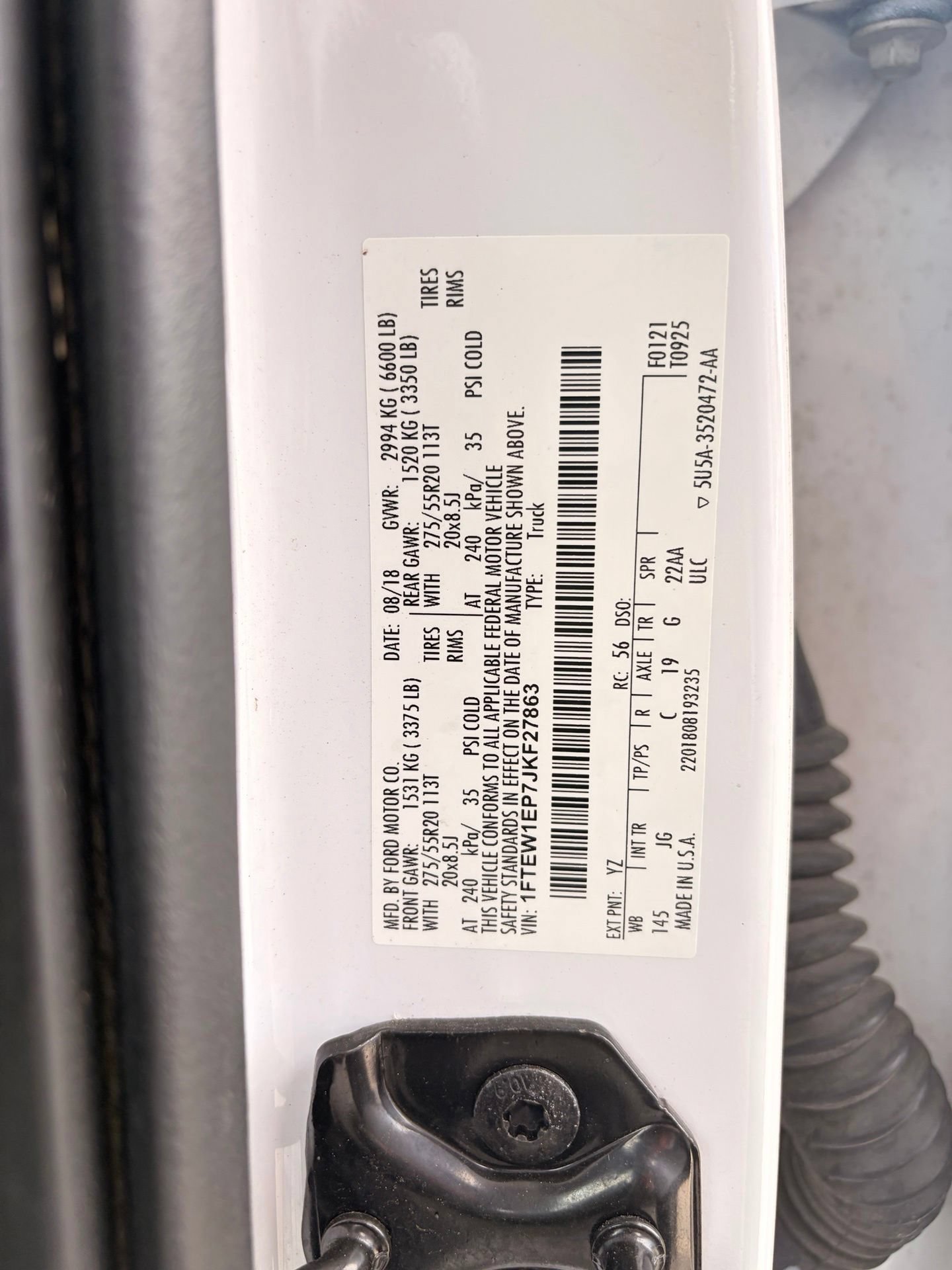 Used 2018 Ford F150 XL w/ Equipment Group 101A Mid AWD/4WD image 14