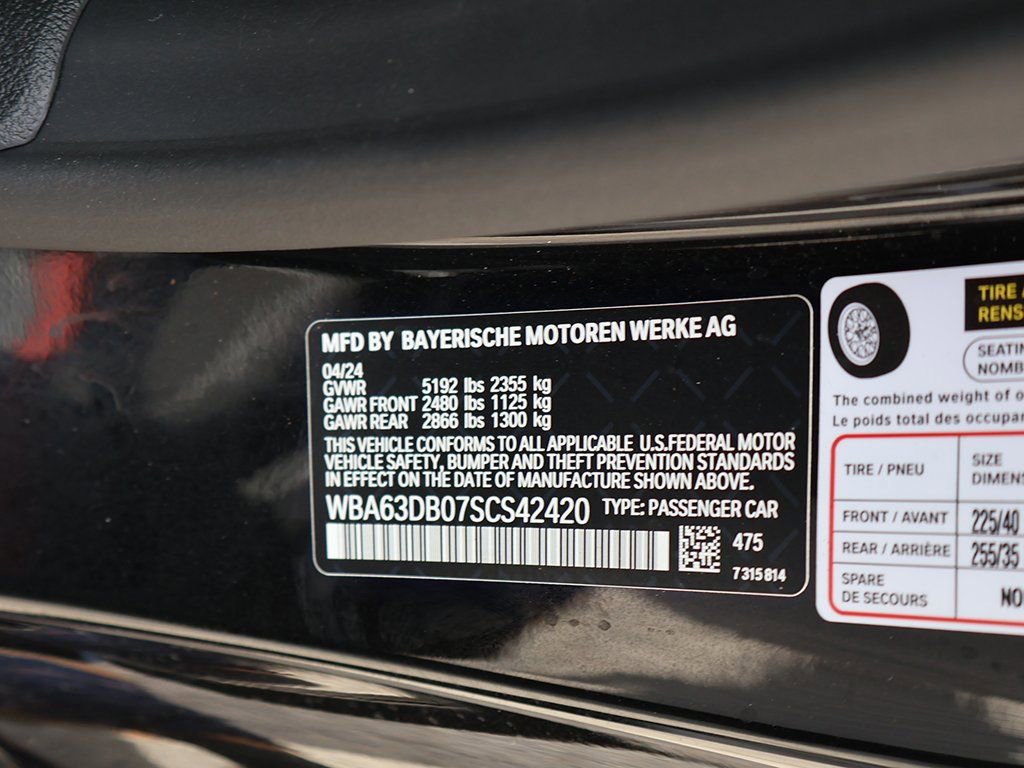 Used 2025 BMW M440i Convertible w/ Premium Package RWD image 56