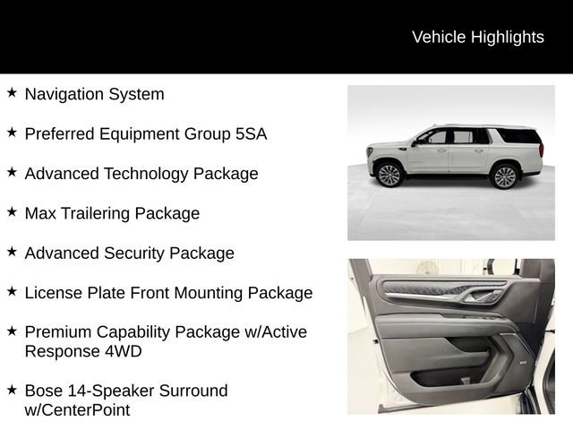 Certified 2024 GMC Yukon XL Denali w/ Max Trailering Package AWD/4WD image 27