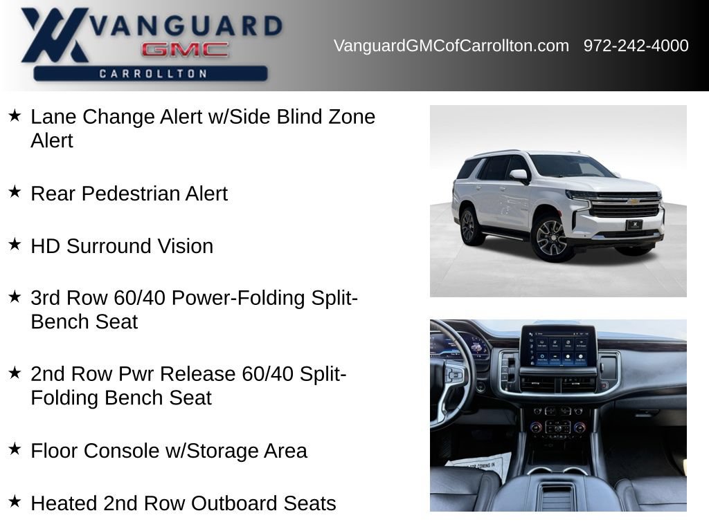 Used 2023 Chevrolet Tahoe LT w/ Luxury Package RWD image 24