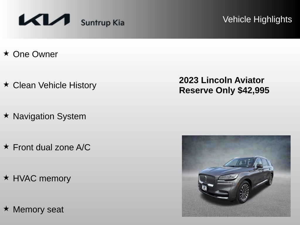 Used 2023 Lincoln Aviator Reserve image 8