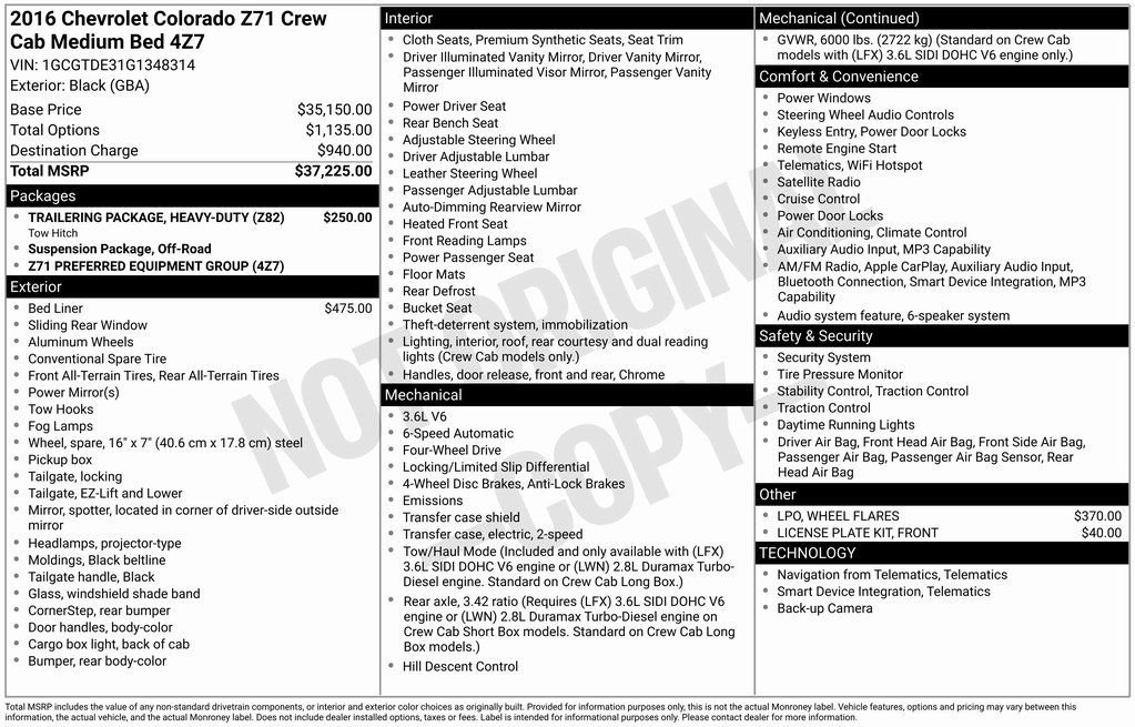 Used 2016 Chevrolet Colorado Z71 image 2