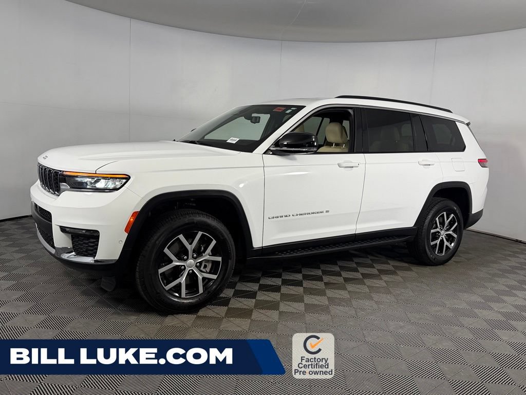 Certified 2025 Jeep Grand Cherokee L Limited w/ Luxury Tech Group II RWD video 1