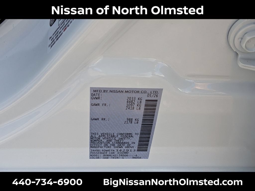 New 2026 Nissan Altima 2.5 SV AWD/4WD image 18