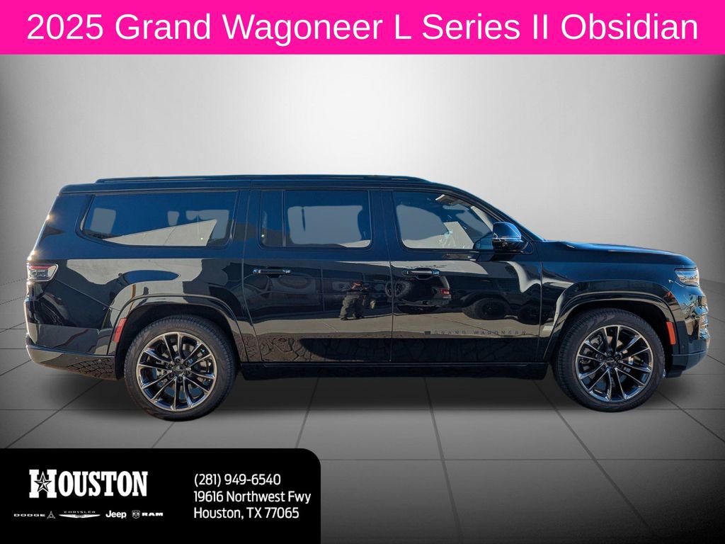 New 2025 Jeep Grand Wagoneer L Series II Obsidian w/ Quick Order Packagew 28T image 2