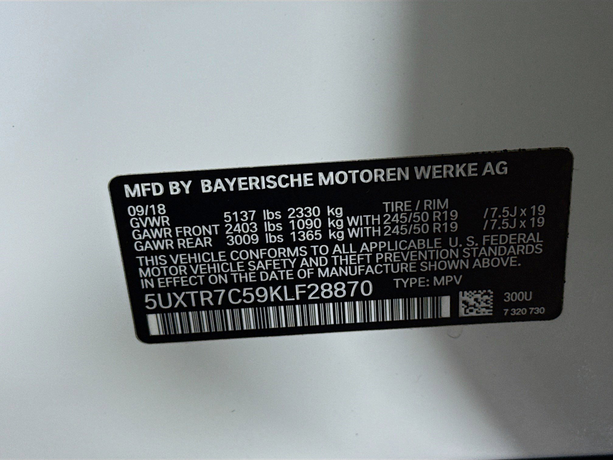 Used 2019 BMW X3 sDrive30i w/ Convenience Package image 40