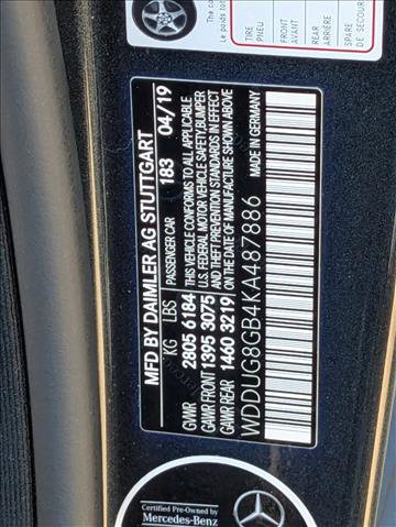 Certified 2019 Mercedes-Benz S 560 4MATIC Sedan image 17