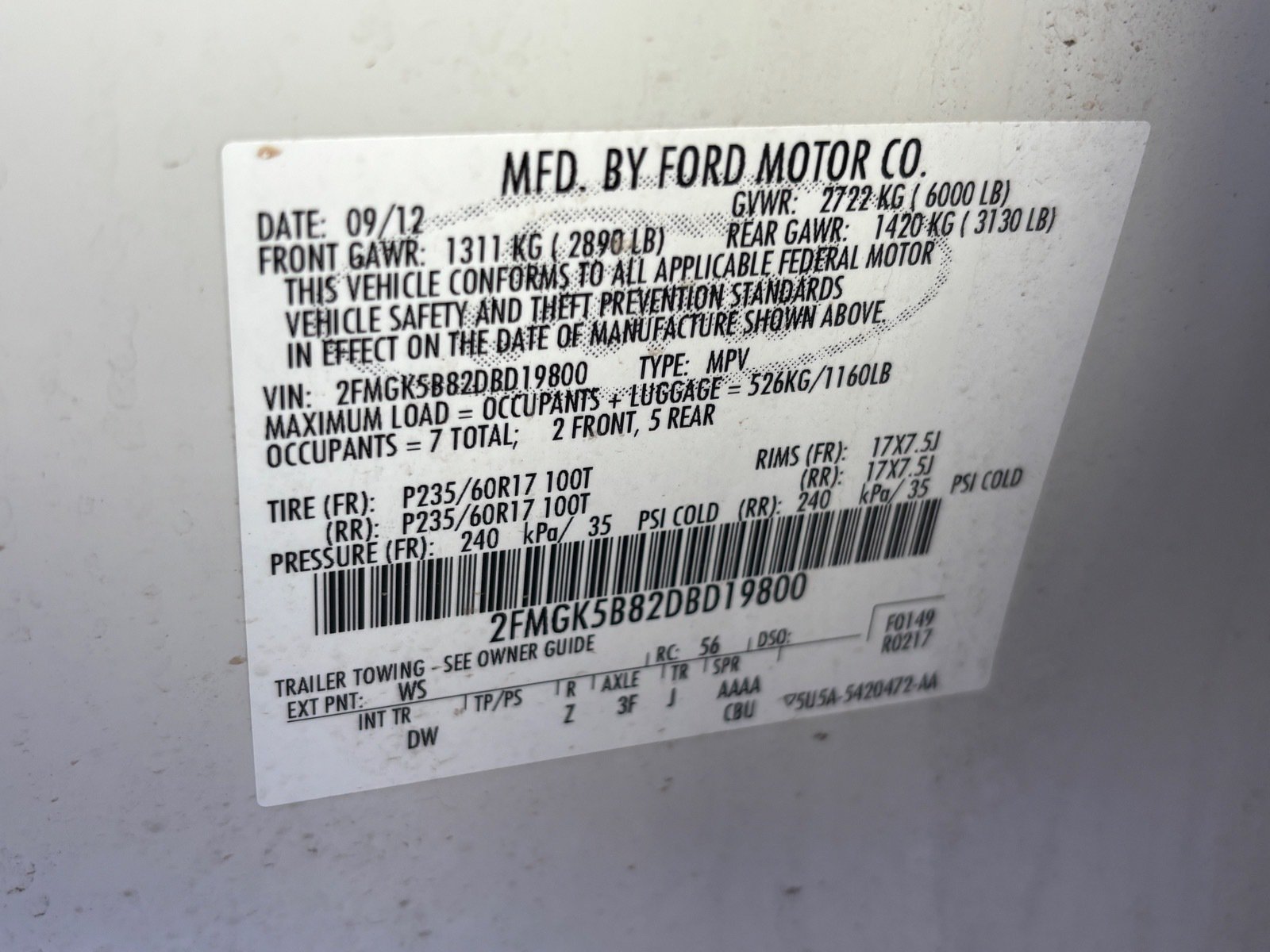 Used 2013 Ford Flex SE FWD image 10
