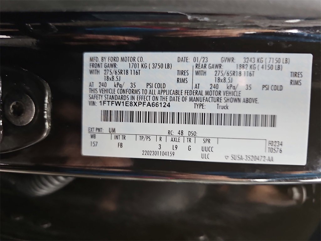 Used 2023 Ford F150 XLT w/ Equipment Group 302A High image 34