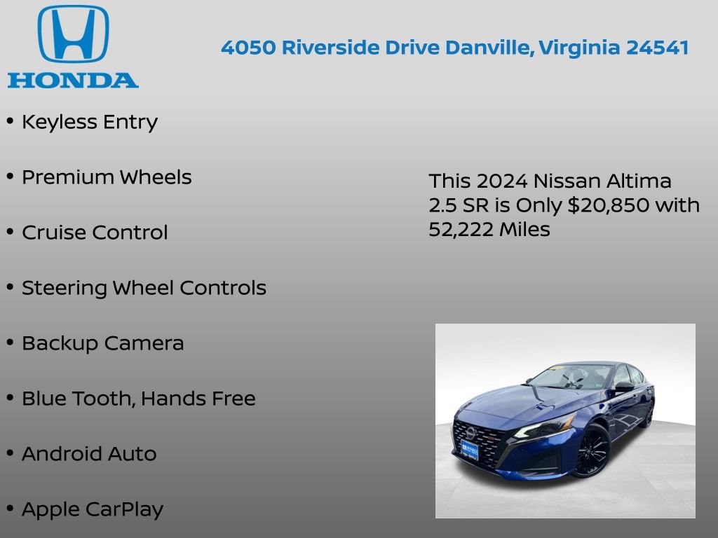 Used 2024 Nissan Altima 2.5 SR image 7