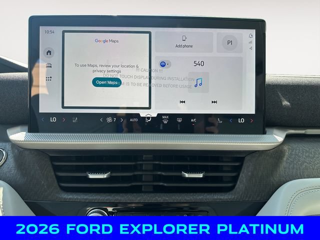 New 2026 Ford Explorer Platinum w/ LUX Leather Package AWD/4WD image 11