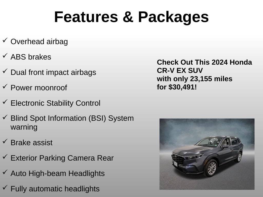 Certified 2024 Honda CR-V EX image 16