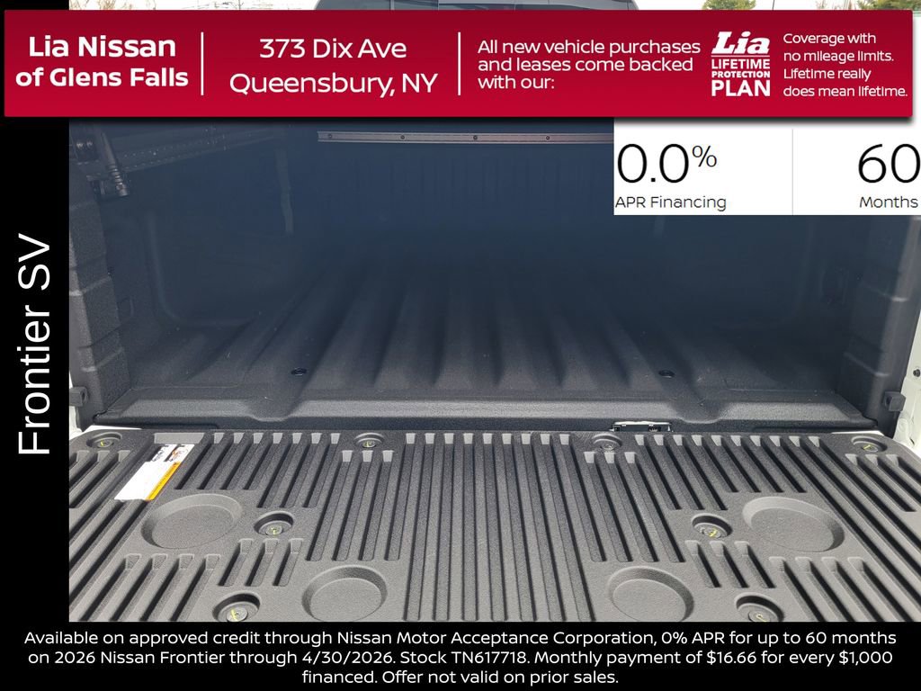 New 2026 Nissan Frontier SV w/ SV Convenience Package image 7