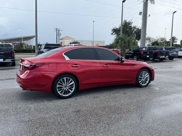 Used 2021 INFINITI Q50 Luxe w/ Cargo Package RWD image 4