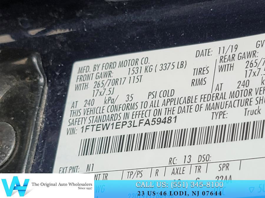 Used 2020 Ford F150 XL w/ Equipment Group 101A Mid image 26