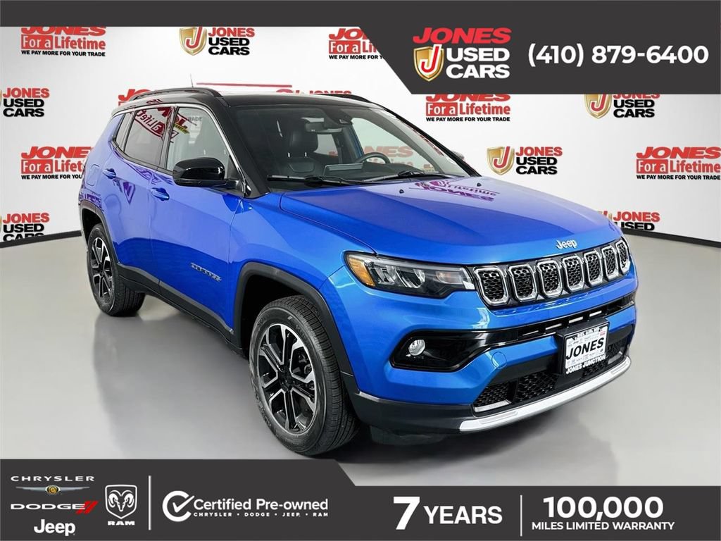 Used 2023 Jeep Compass Limited w/ Sun and Sound Group