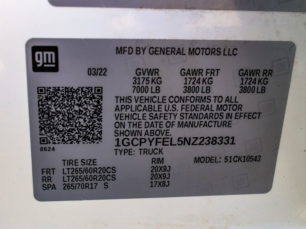 Used 2022 Chevrolet Silverado 1500 LT Trail Boss w/ Safety Package image 14