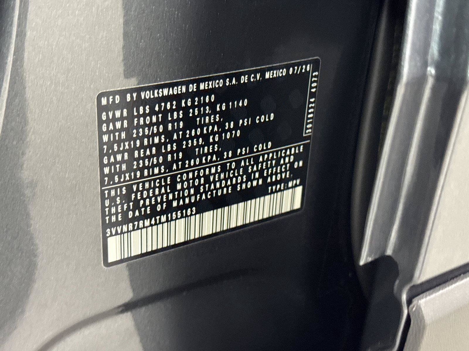 New 2026 Volkswagen Tiguan SE FWD image 27