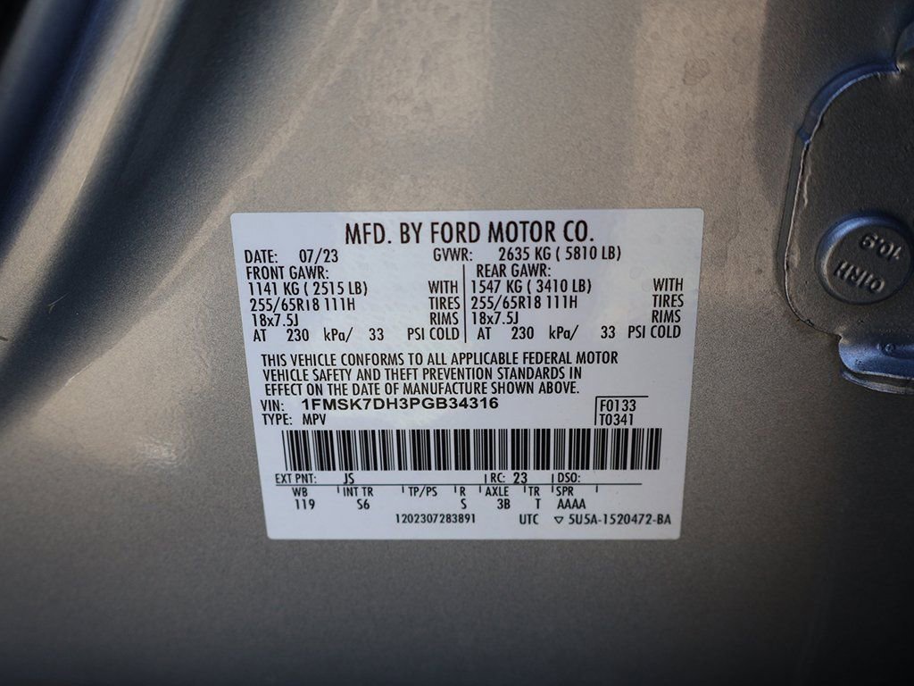 Used 2023 Ford Explorer XLT w/ Equipment Group 202A RWD image 56