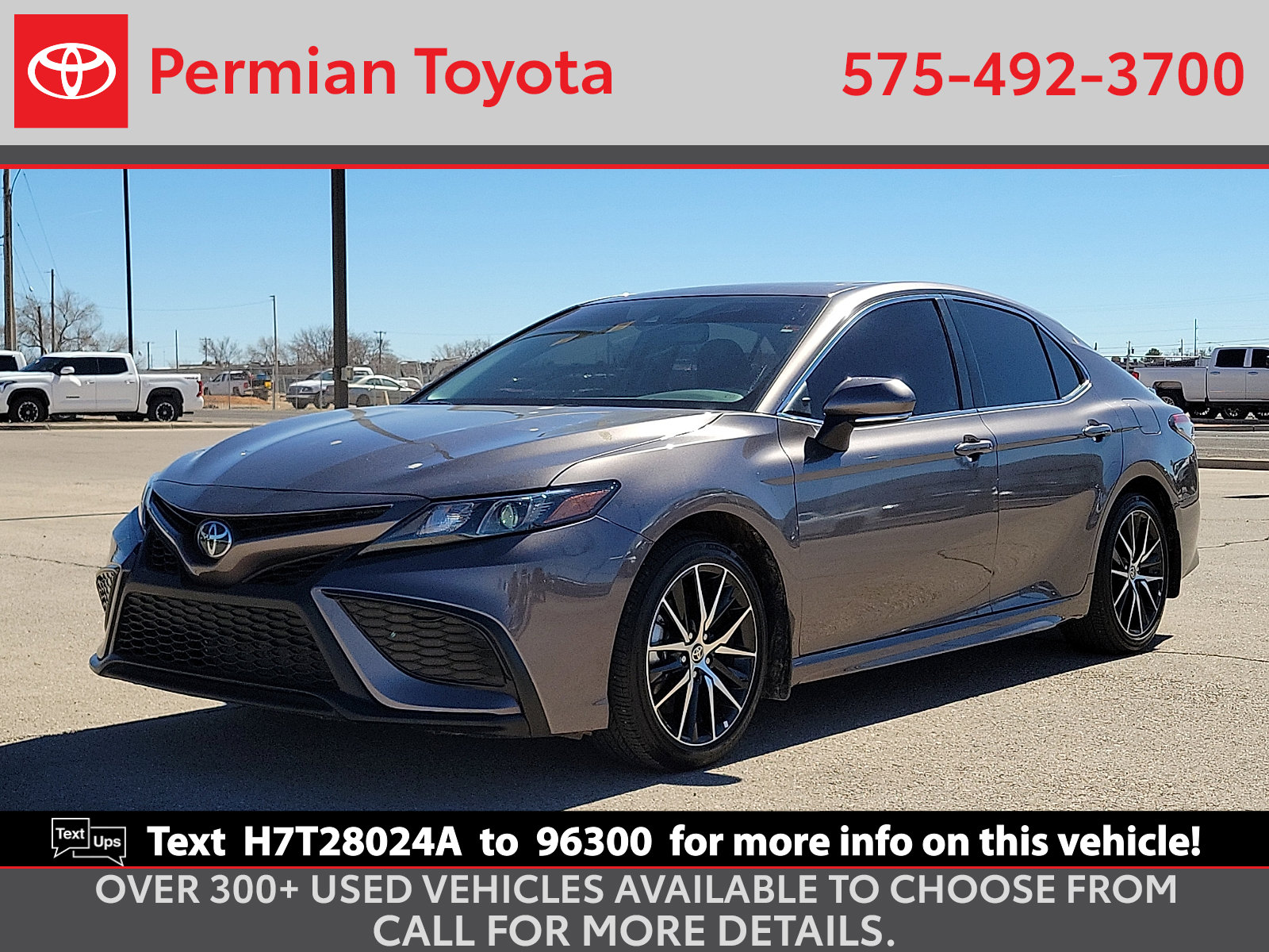 Used 2024 Toyota Camry SE w/ Audio Upgrade Package
