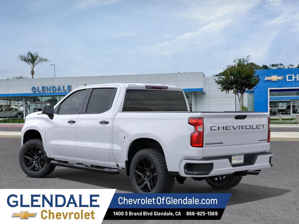 New 2026 Chevrolet Silverado 1500 Custom w/ Turbomax Blackout Package RWD image 3