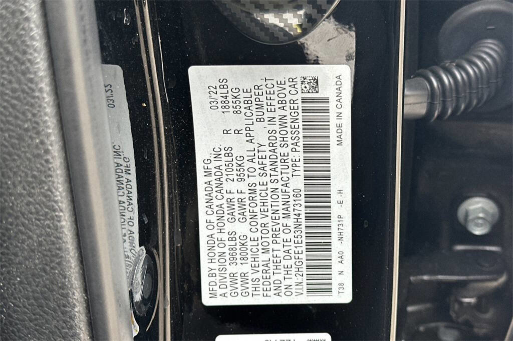 Used 2022 Honda Civic Si image 29