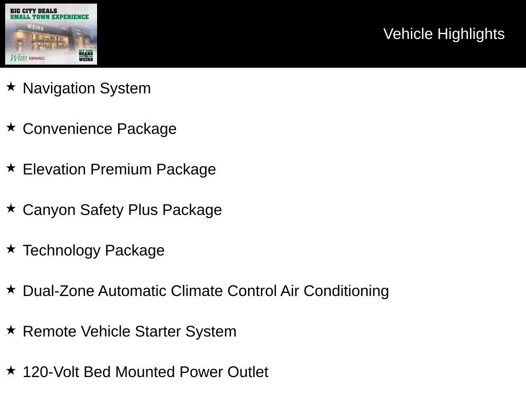 New 2026 GMC Canyon Elevation w/ Convenience Package image 3