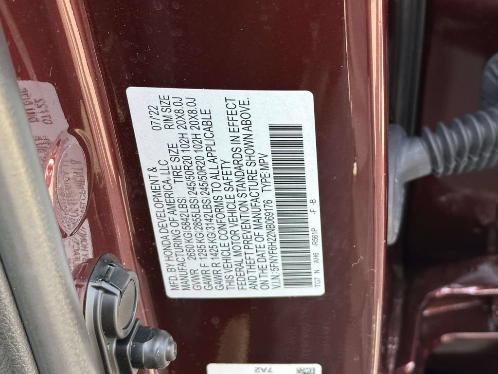 Certified 2022 Honda Pilot Special Edition image 17