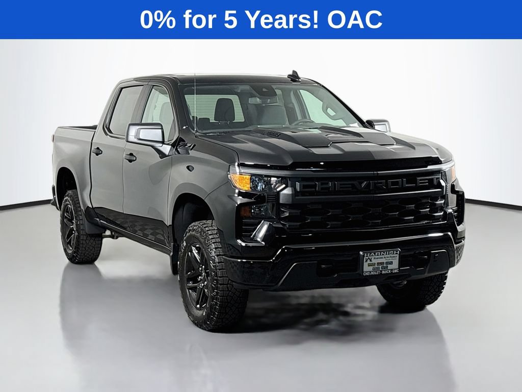 New 2026 Chevrolet Silverado 1500 Custom Trail Boss w/ Dark Appearance Package