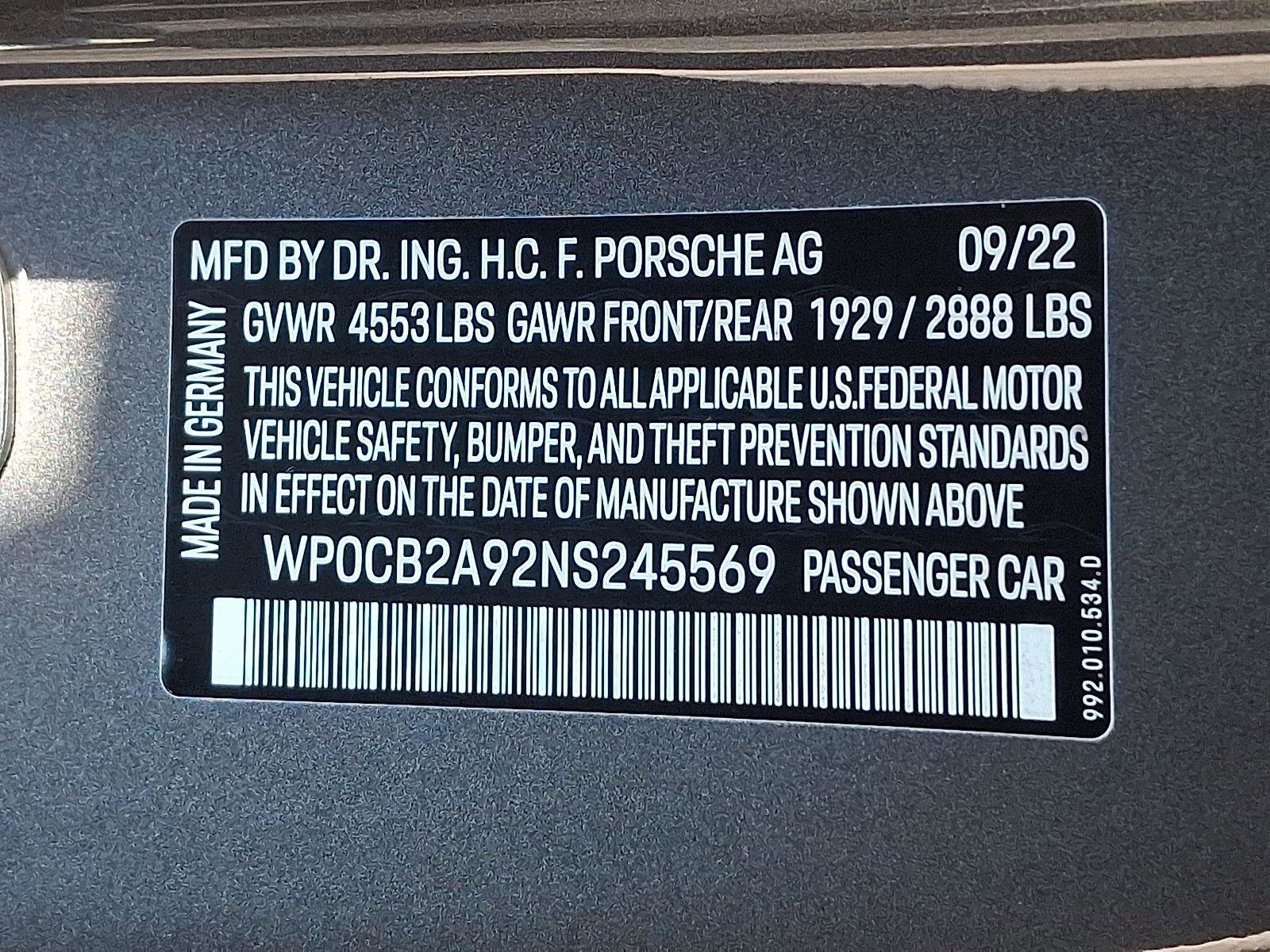 Used 2022 Porsche 911 Carrera 4 GTS image 27