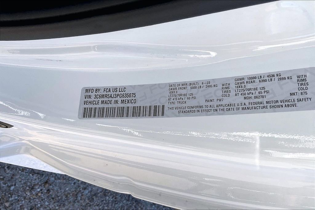 New 2023 RAM 2500 Tradesman AWD/4WD image 10
