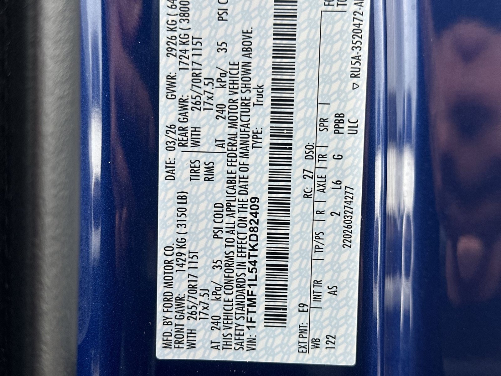 New 2026 Ford F150 XL AWD/4WD image 34