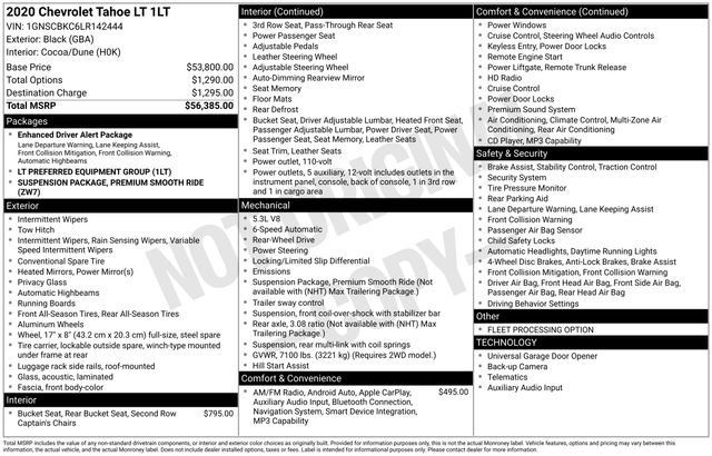 Used 2020 Chevrolet Tahoe LT image 28