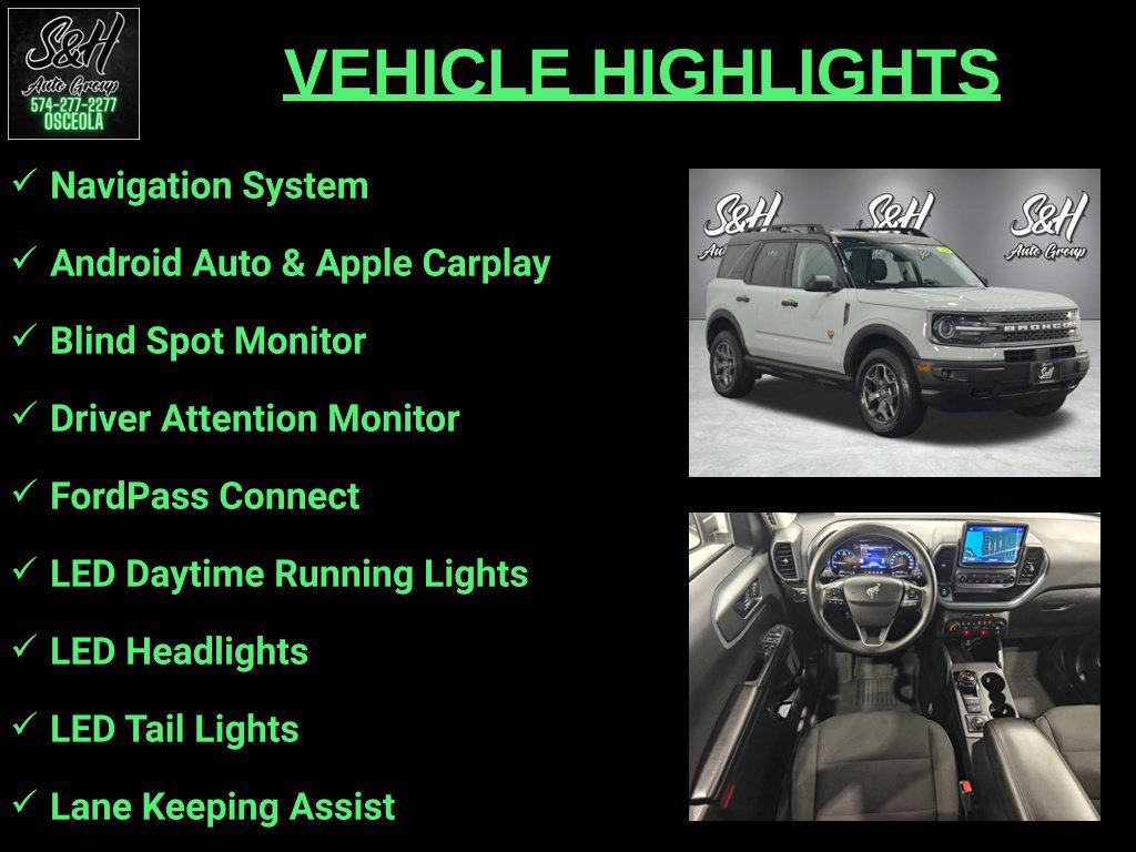 Used 2021 Ford Bronco Sport Badlands AWD/4WD image 3