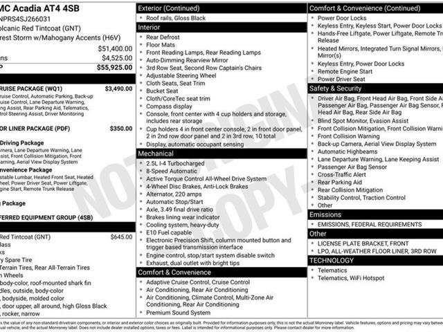 New 2025 GMC Acadia AT4 w/ Super Cruise Package image 48