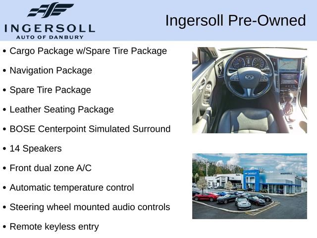 Used 2014 INFINITI Q50 Premium w/ Navigation Package AWD/4WD image 10