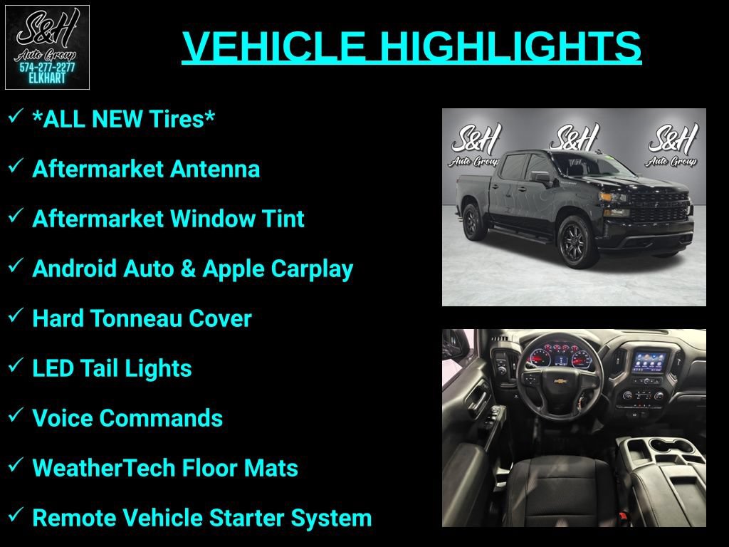 Used 2020 Chevrolet Silverado 1500 Custom w/ Custom Value Package RWD image 3
