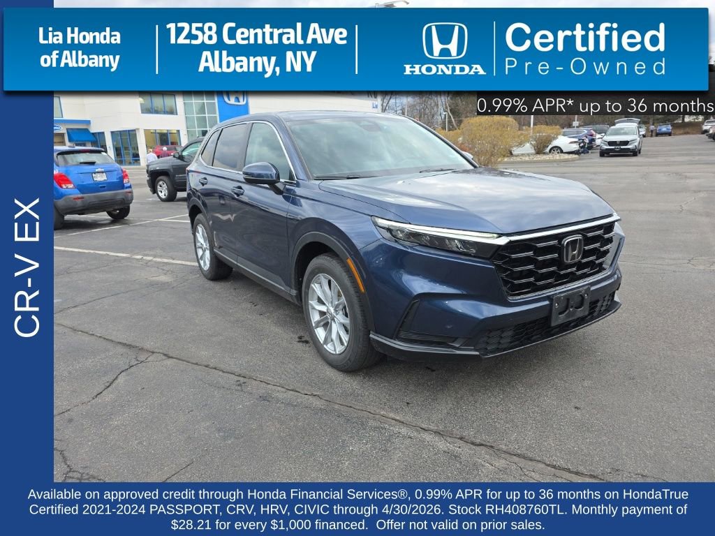 Certified 2024 Honda CR-V EX