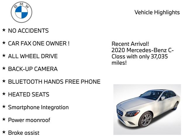 Used 2020 Mercedes-Benz C 300 4MATIC Sedan image 3